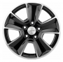 Легковой диск Khomen Wheels KHW1601 6,5x16 5x114,3 ET43 67,1 Black-FP